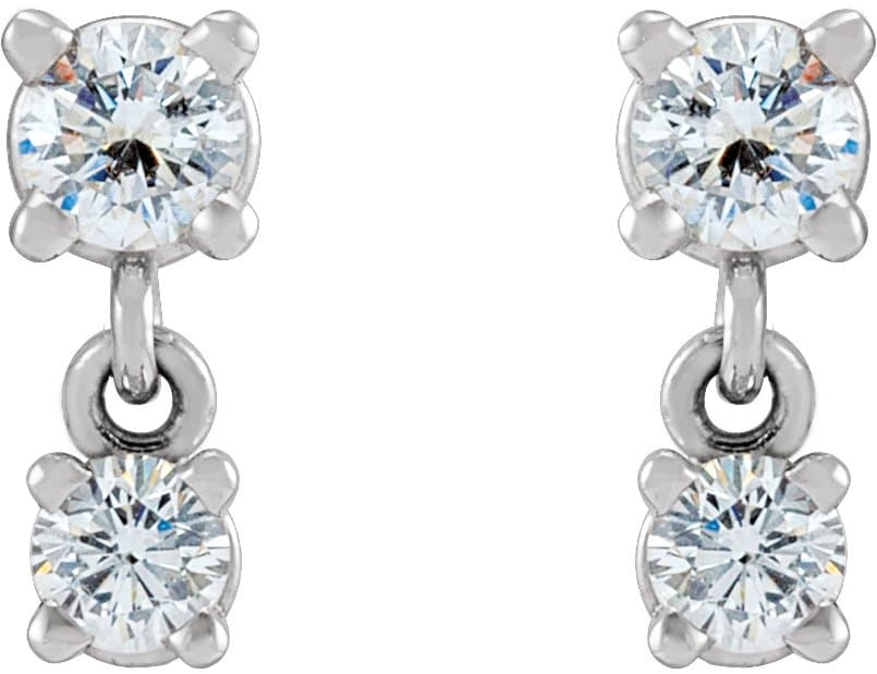 Two-Stone Earrings view 2
