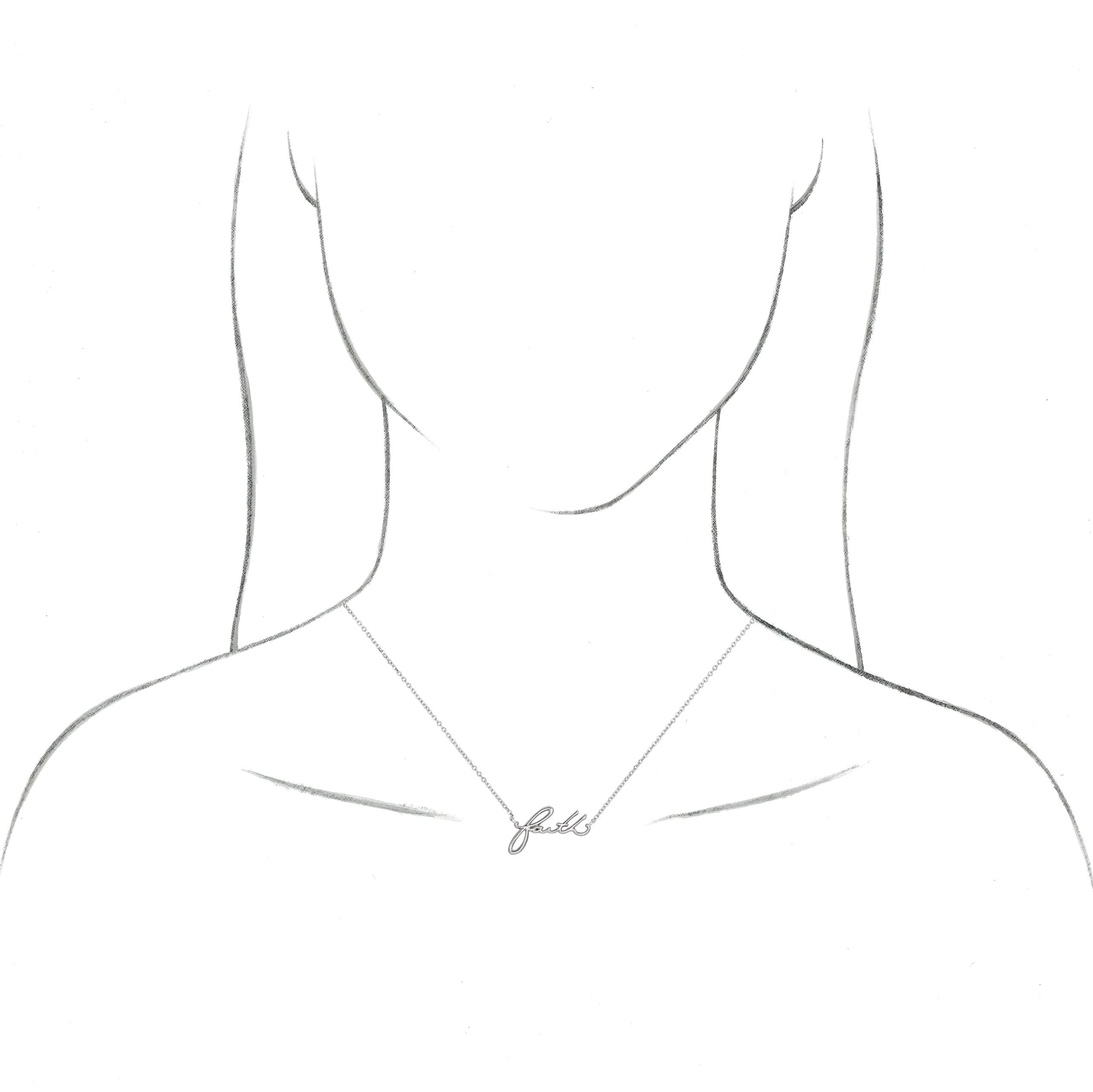 Faith Necklace or Center view 3