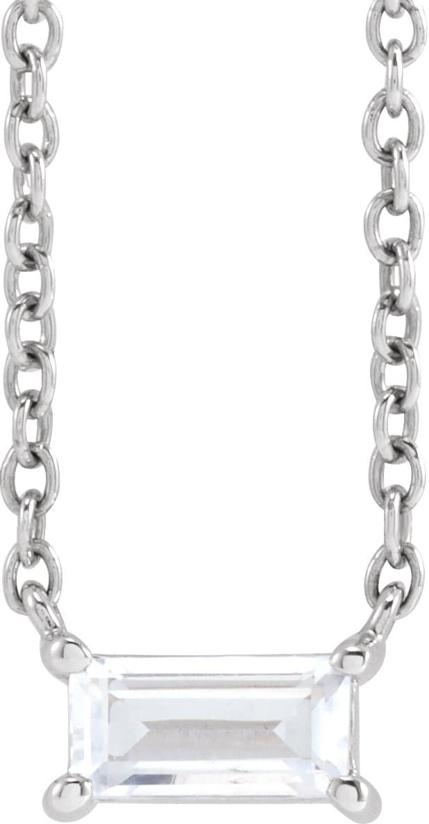 14K Rose 1/3 CT Lab-Grown Diamond 16-18 Necklace