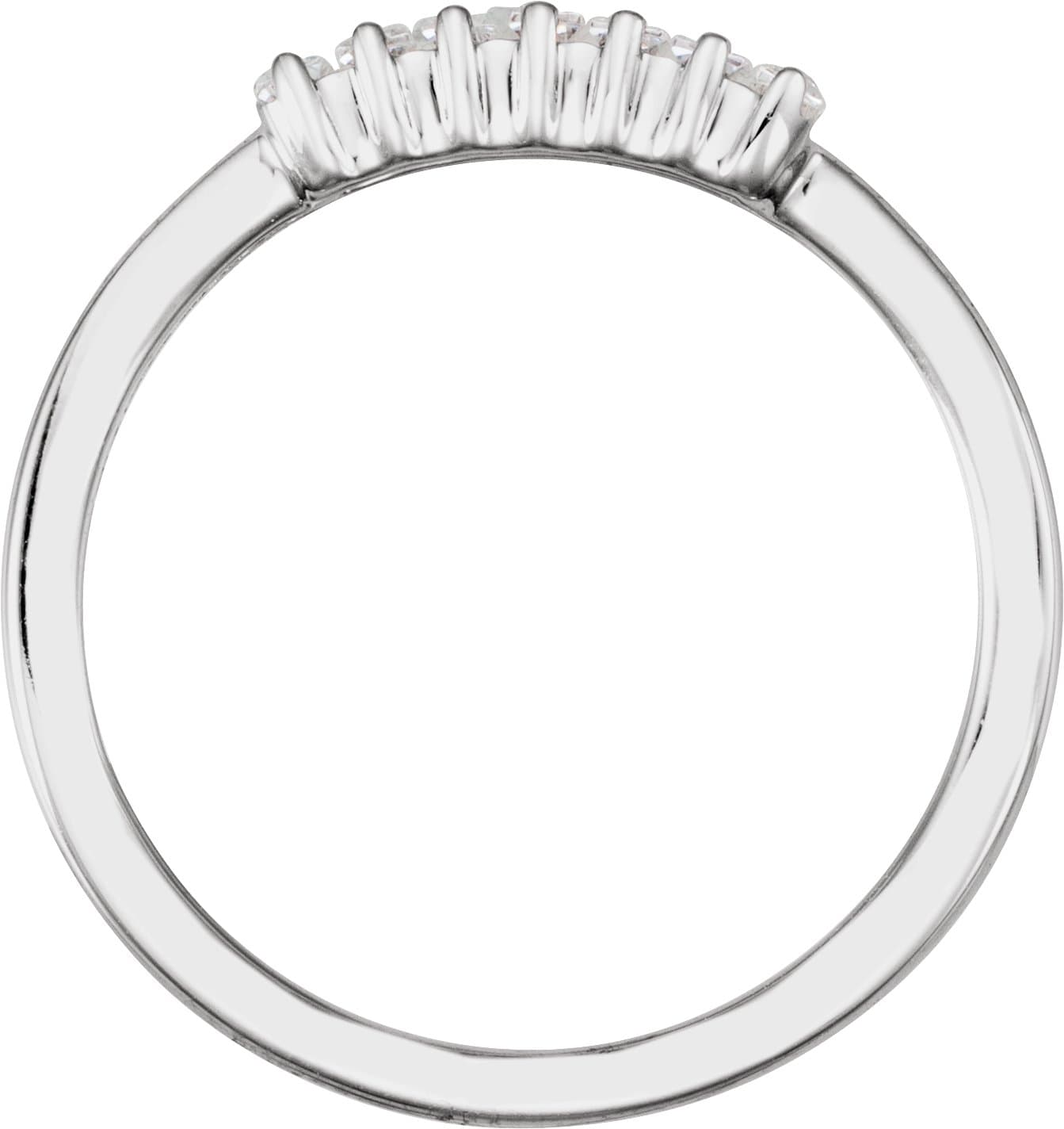 Straight Baguette Ring view 2