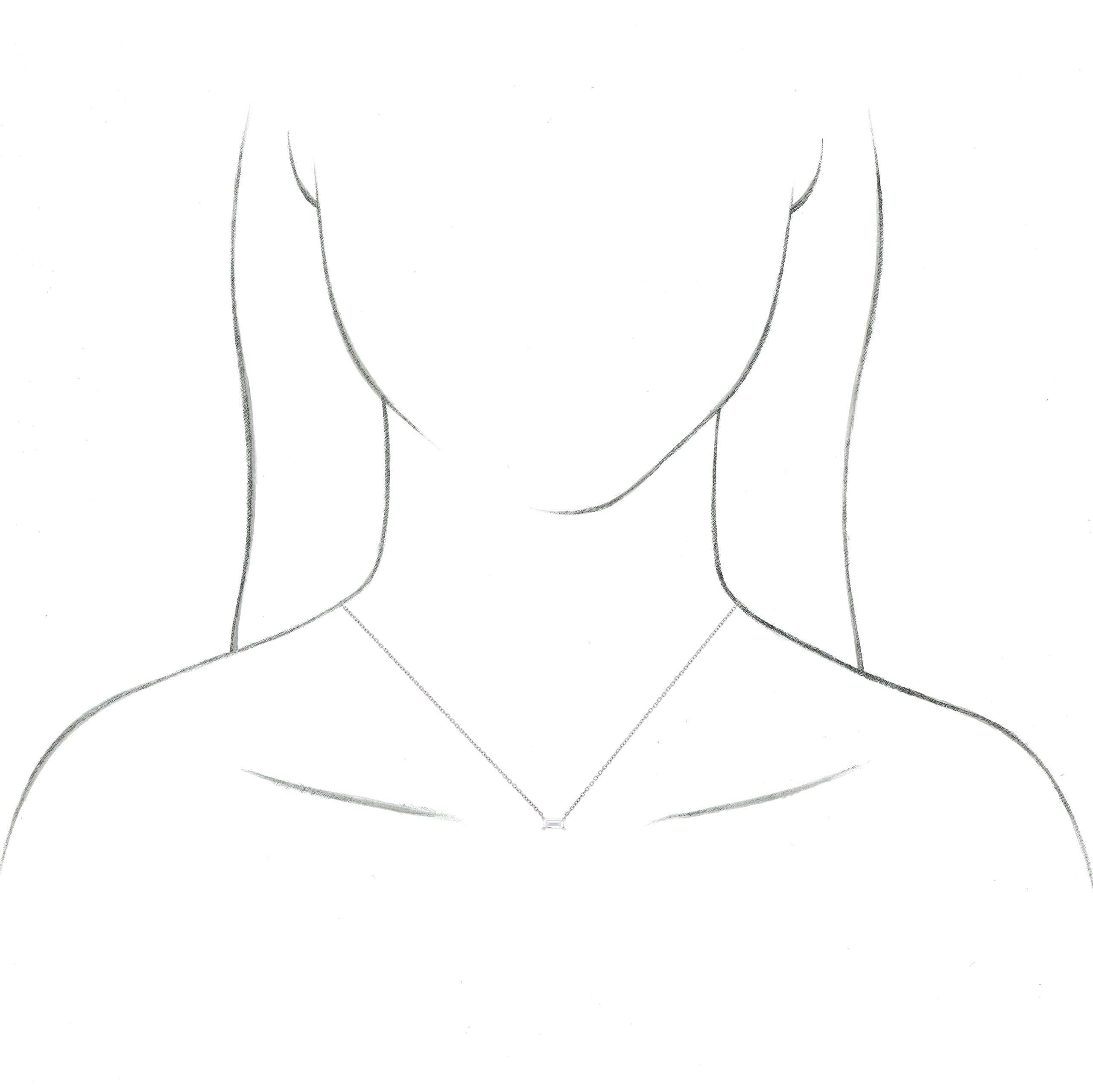 Lab-Grown Diamond Necklace view 3