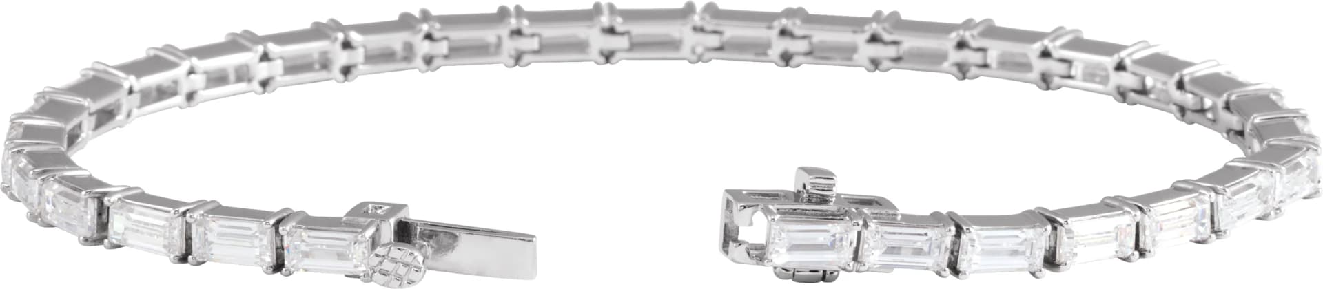 Lab-Grown Diamond Line Bracelet — view 4