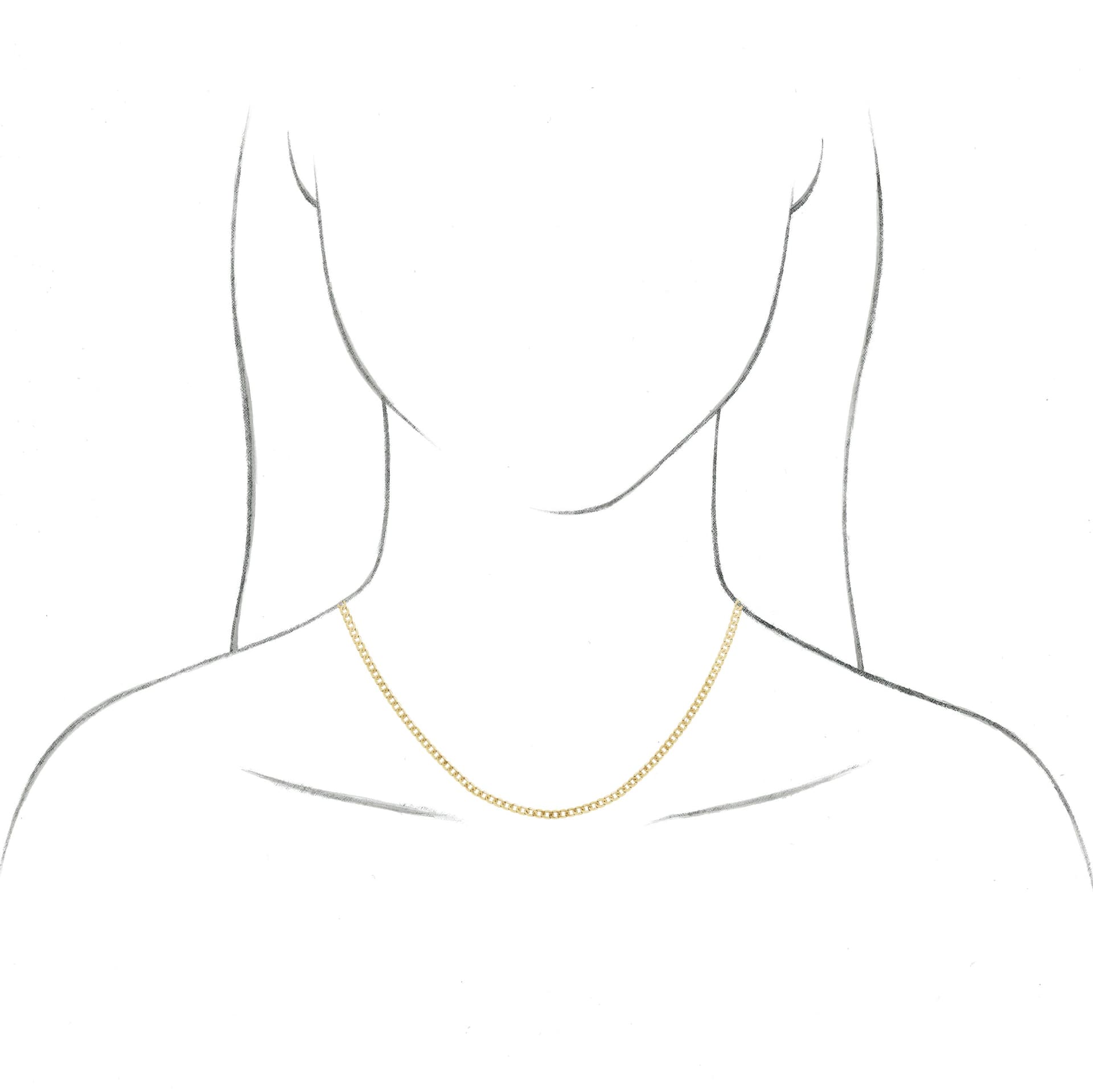 3 mm Curb Chain view 2