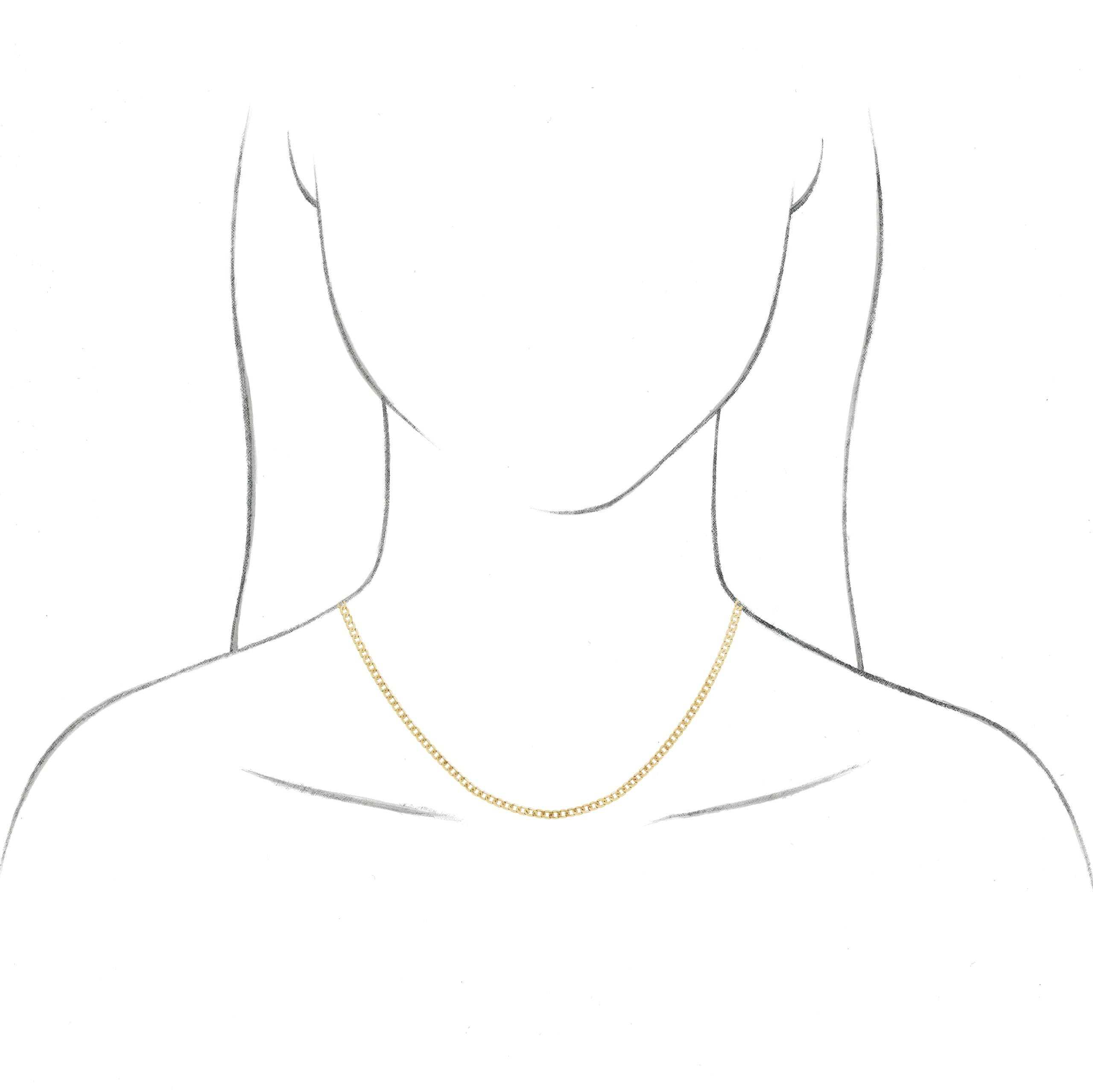 3 mm Curb Chain view 2