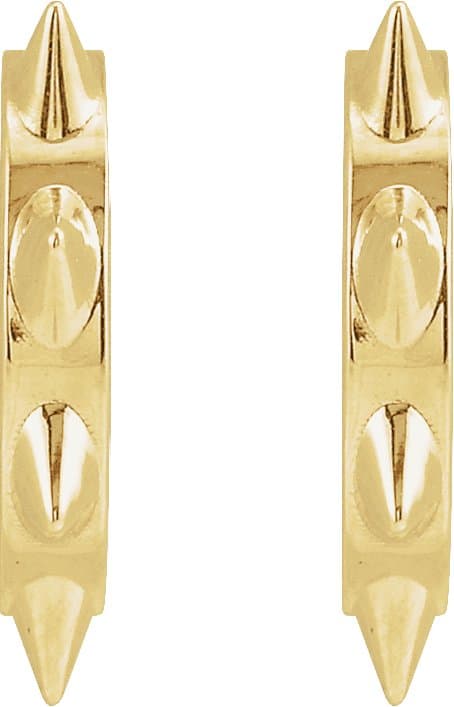 Spike Hoop Earrings view 2
