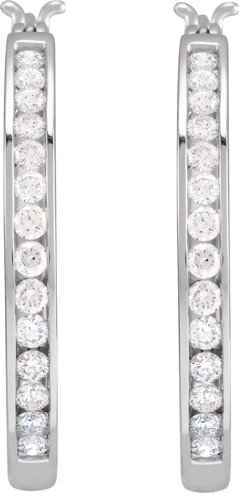 Accented Hoop Earrings, view 3