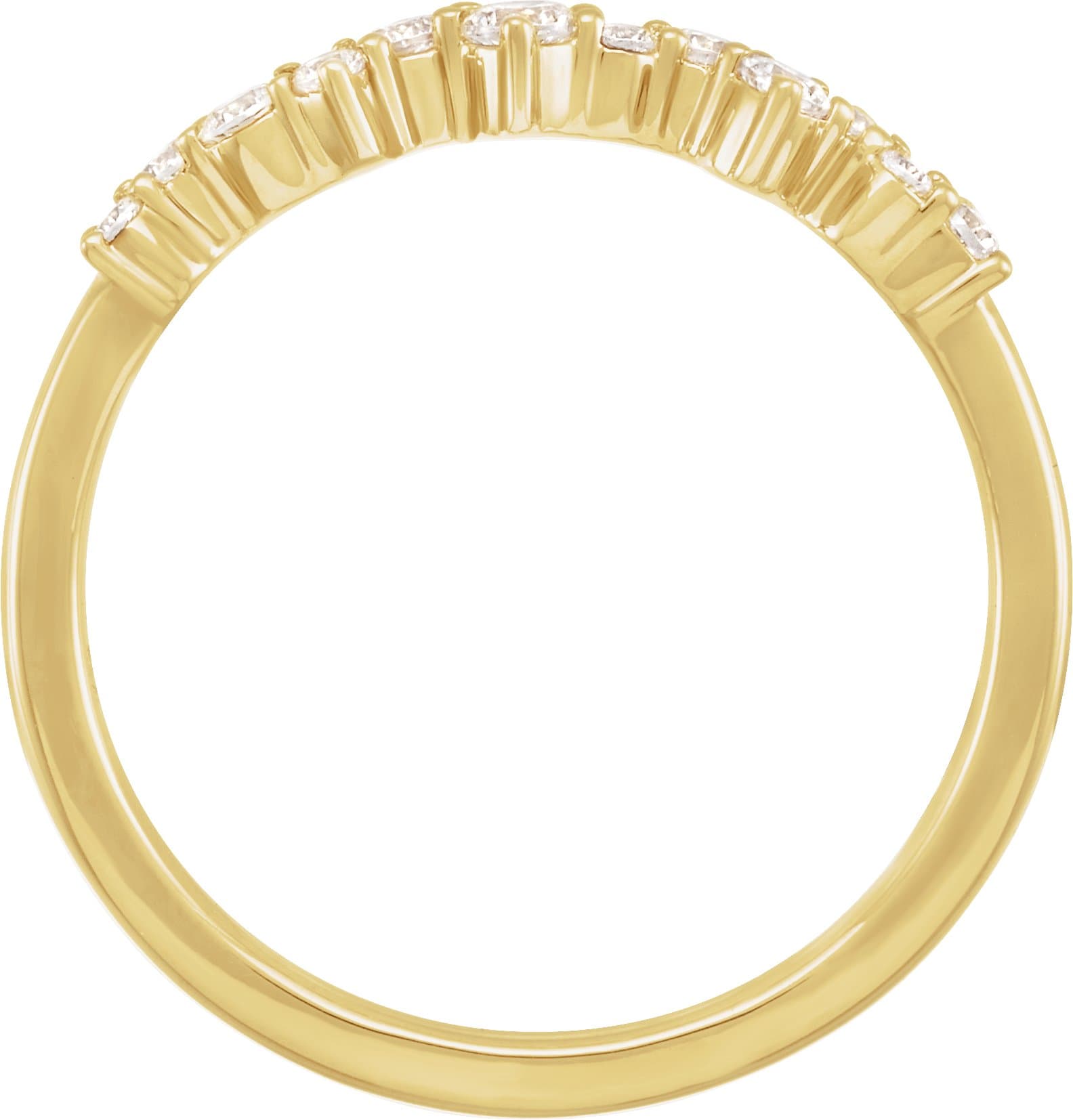 Lab-Grown Diamond Stackable Ring view 2