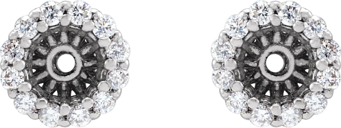 Halo-Style Earring Jackets, view 3