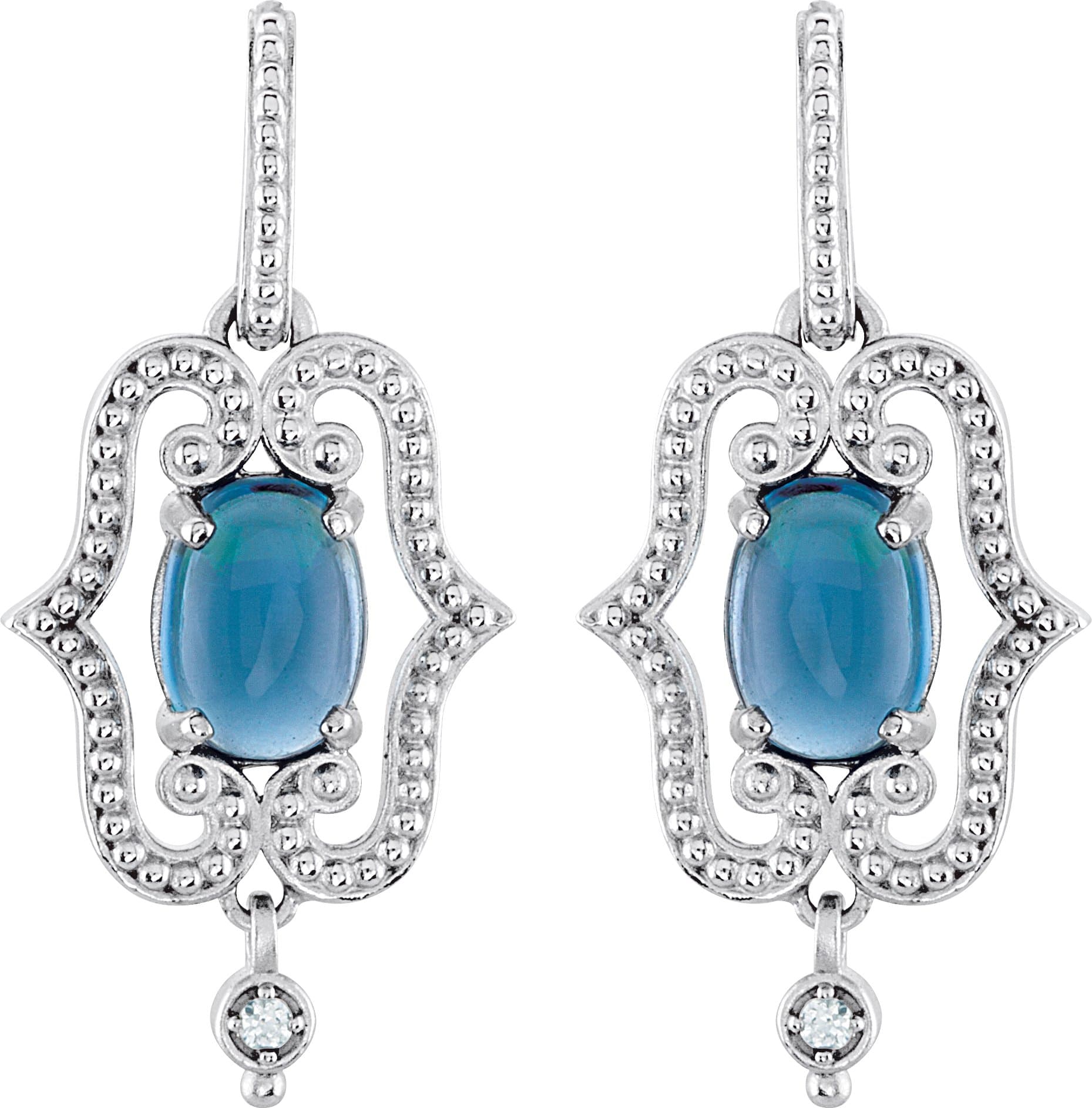 Granulated Earrings view 2