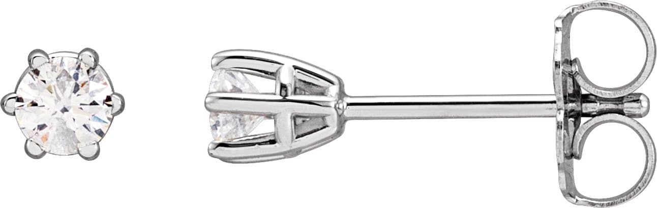 14K Rose 1 1/2 CTW Lab-Grown Diamond Earrings