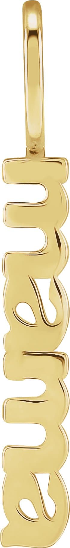 10K White Gold Mama Charm/Pendant