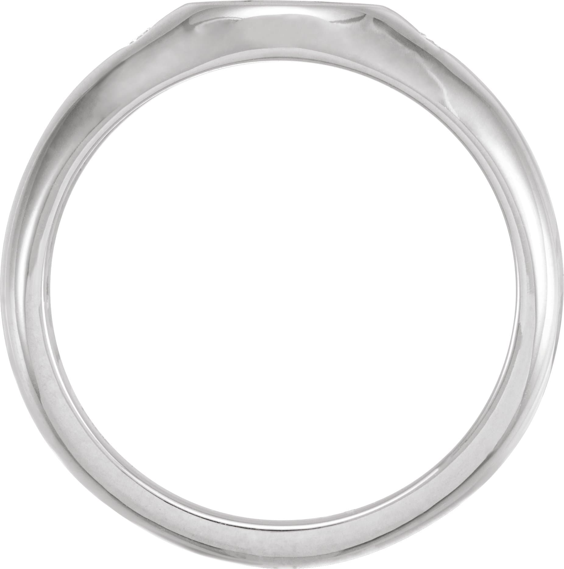 Round Signet Ring view 2