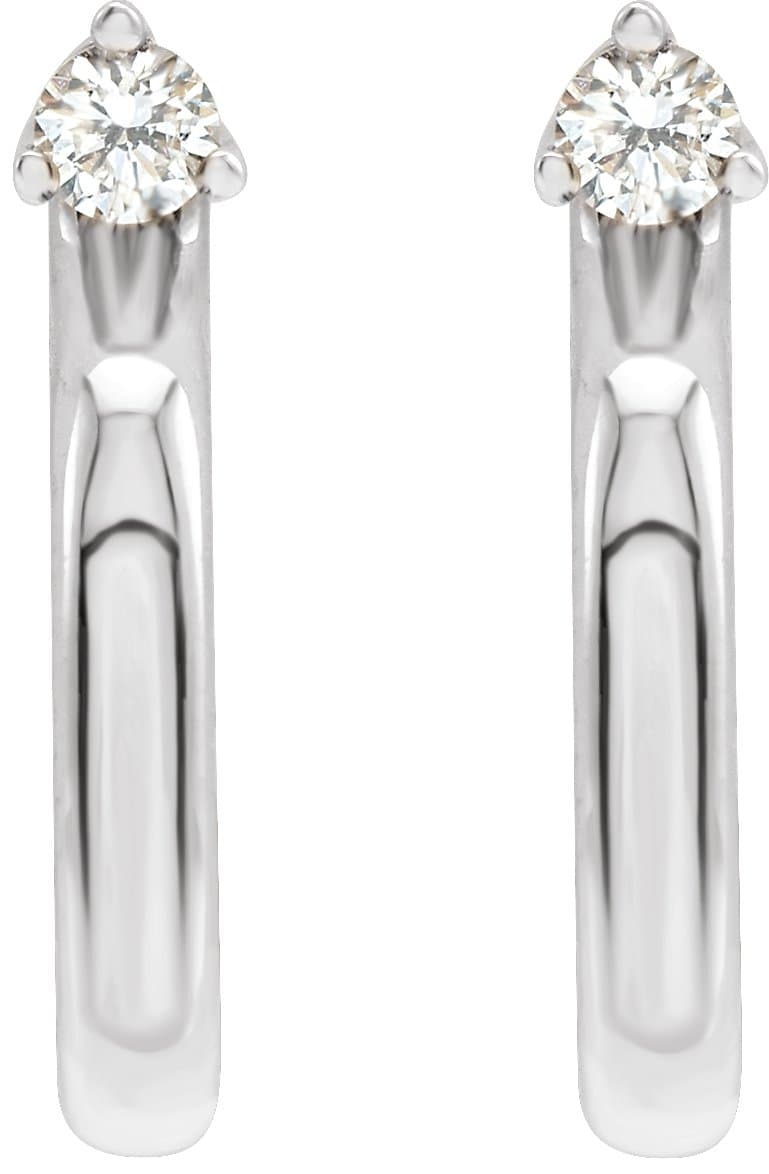 Accented Hoop Earrings view 2
