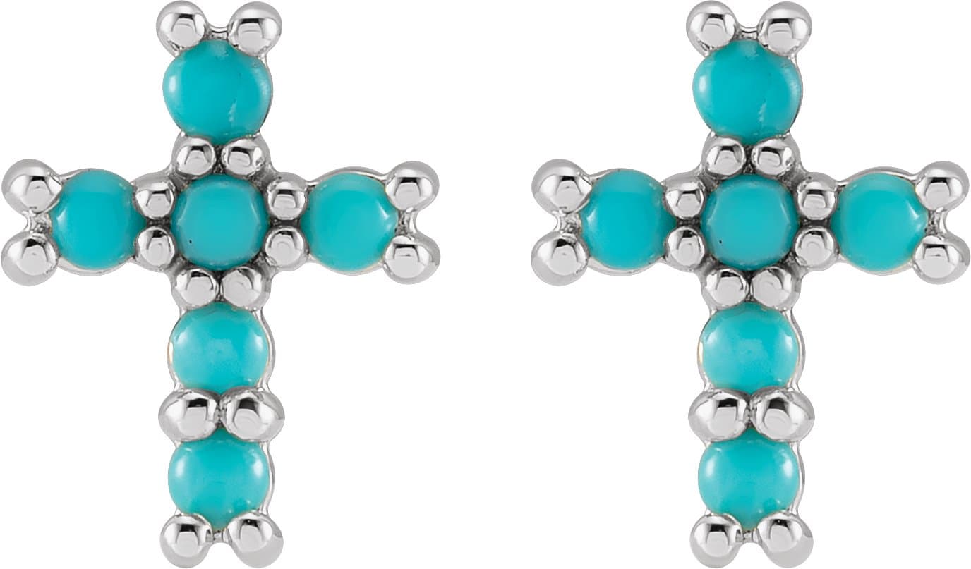 Cross Earrings view 2
