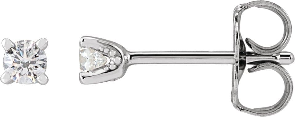 14K Rose 1/2 CTW Lab-Grown Diamond Stud Earrings