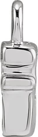 Petite Pavé™ Lowercase Initial Dangle view 3
