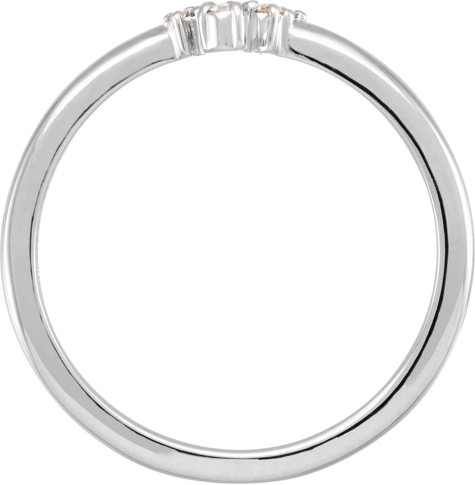 Rose-Cut Stackable Ring view 2