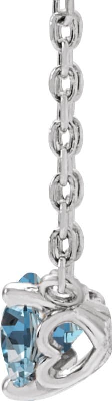 Solitaire Necklace or Center view 2