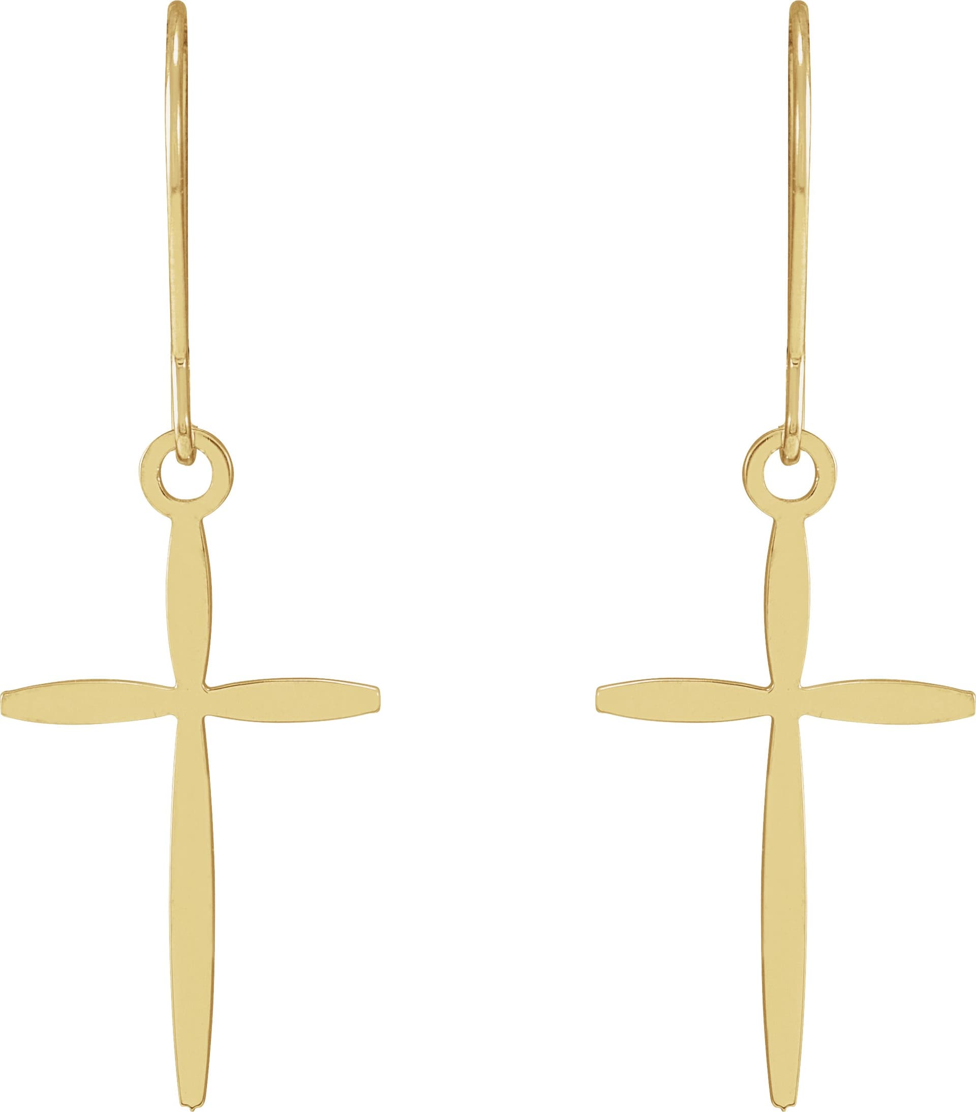 Cross Earrings view 2