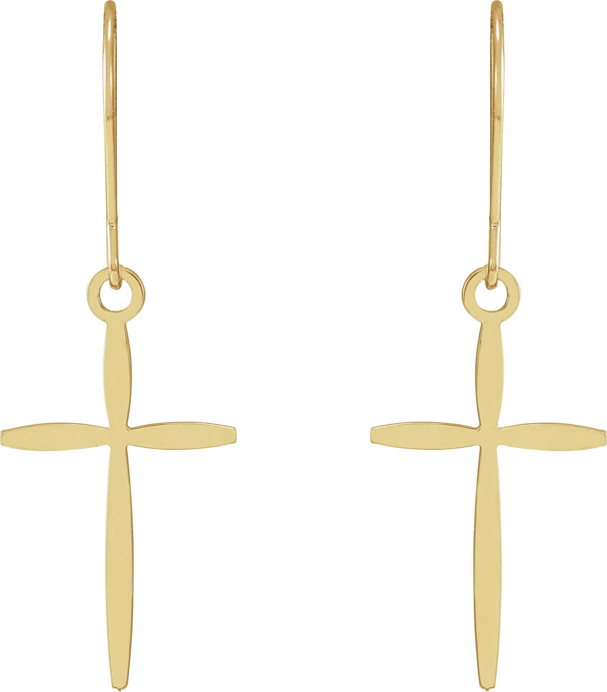 Cross Earrings view 2