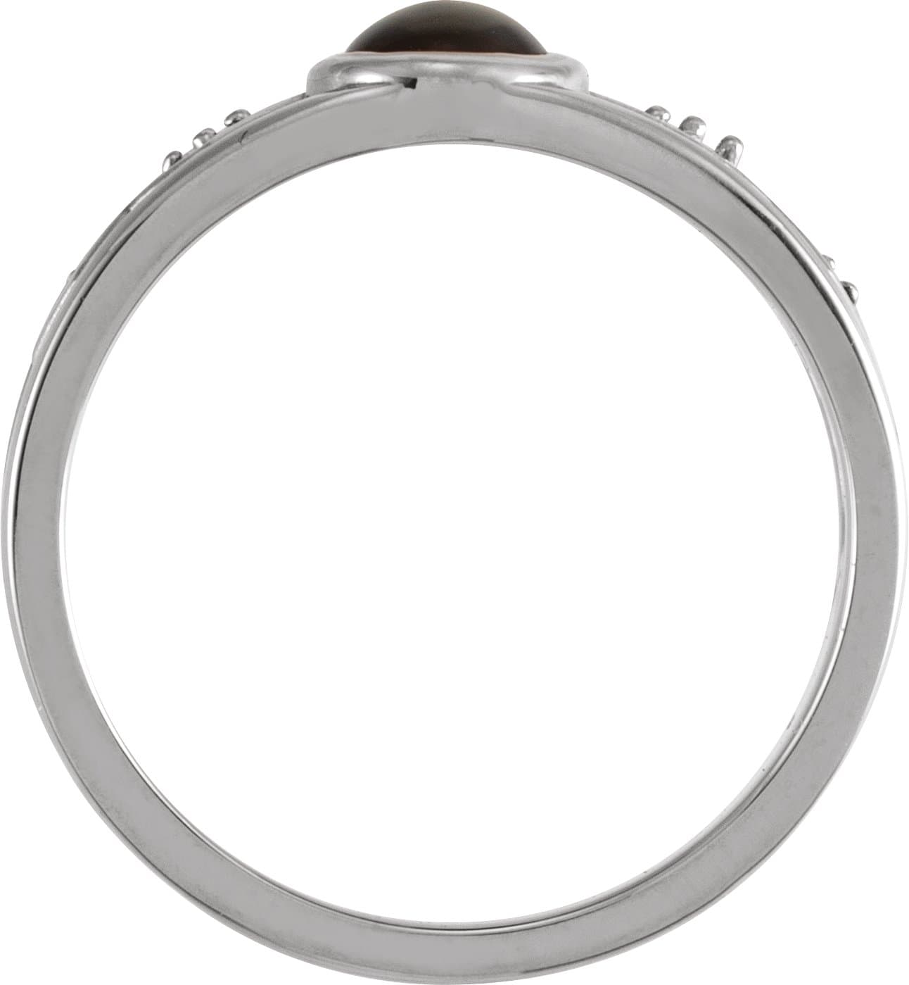 Bezel-Set Cabochon Ring view 2