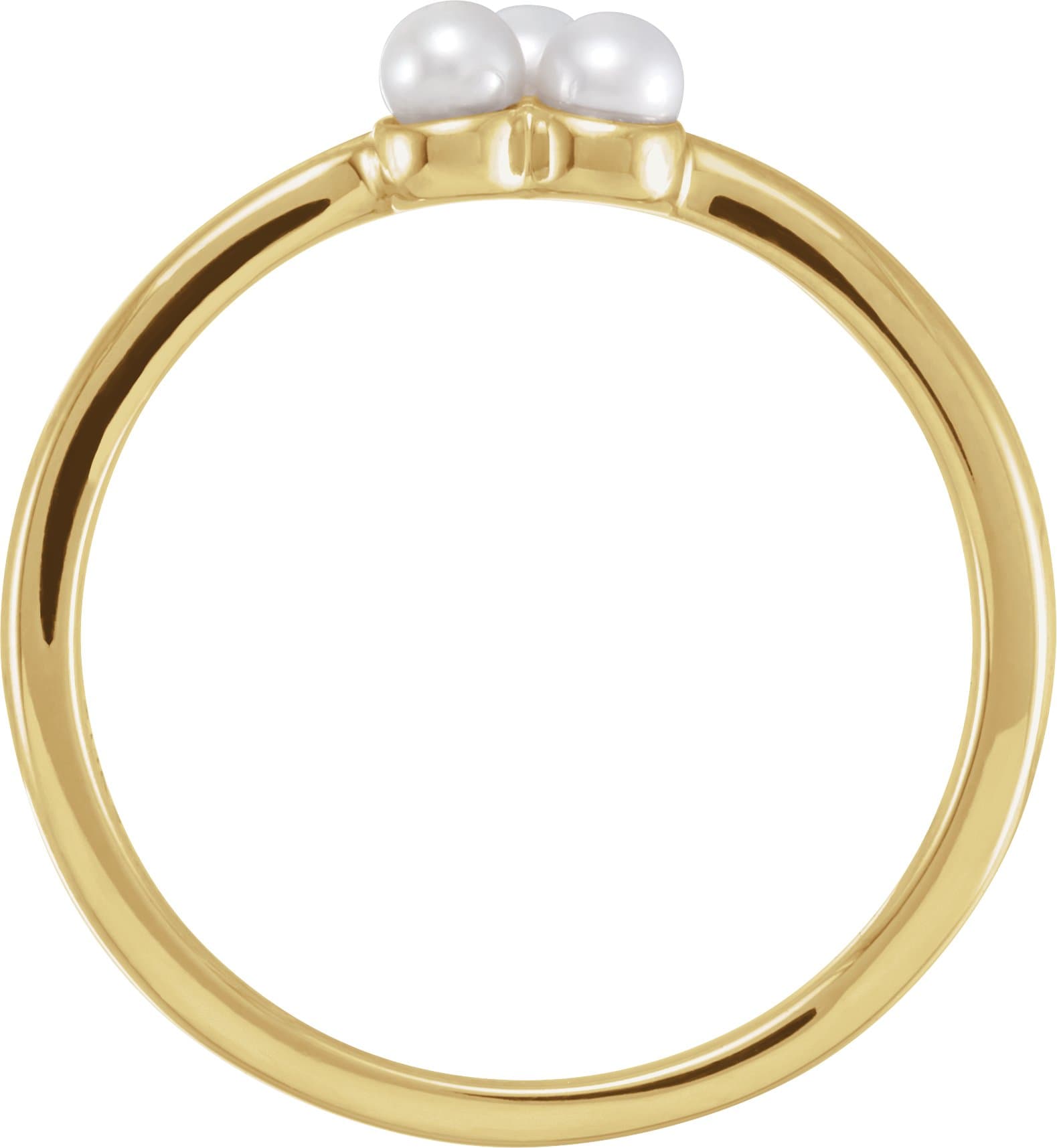 Pearl Cluster Ring view 2