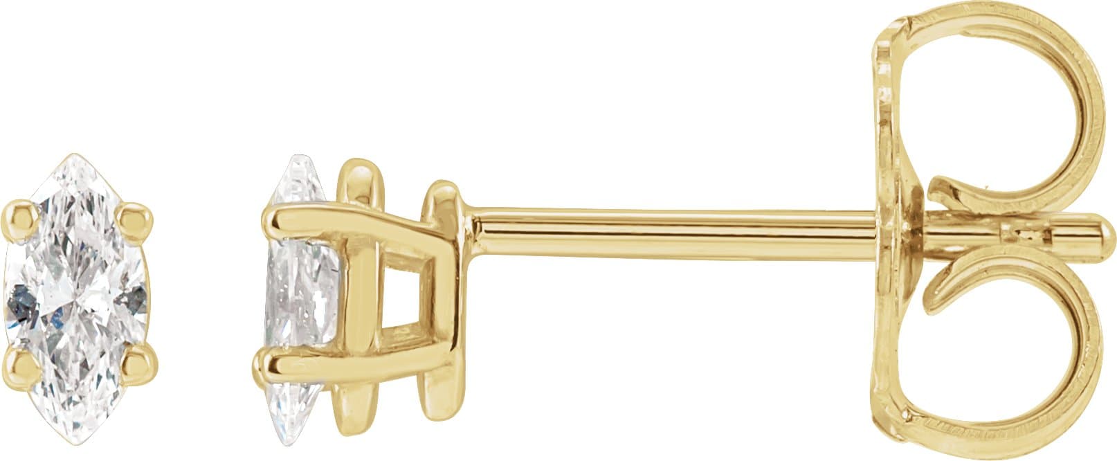14K Rose 1/4 CTW Natural Diamond Earrings