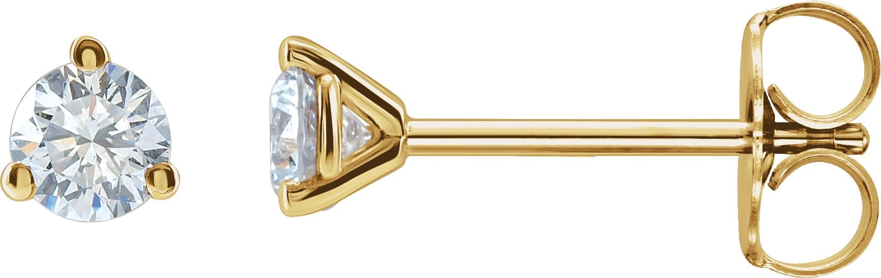 14K Rose Gold 1 1/5 CTW Lab-Grown Diamond Stud Earrings