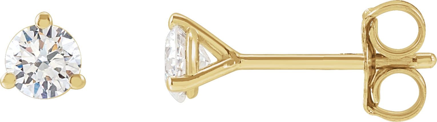 14K Rose 1 1/5 CTW Lab-Grown Diamond Stud Earrings