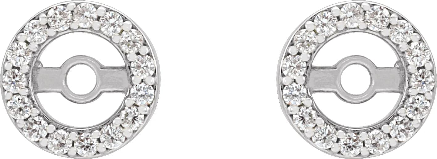 Halo-Style Earring Jackets, view 3