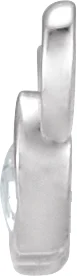Rose-Cut Three-Stone Necklace, view 3