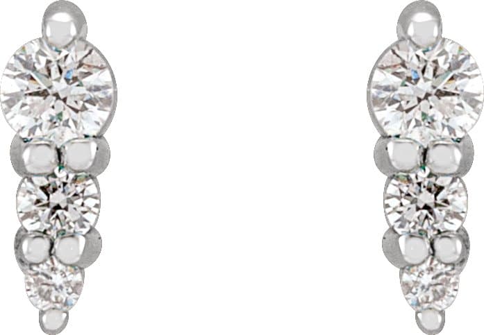 Graduated Bar Earrings view 2