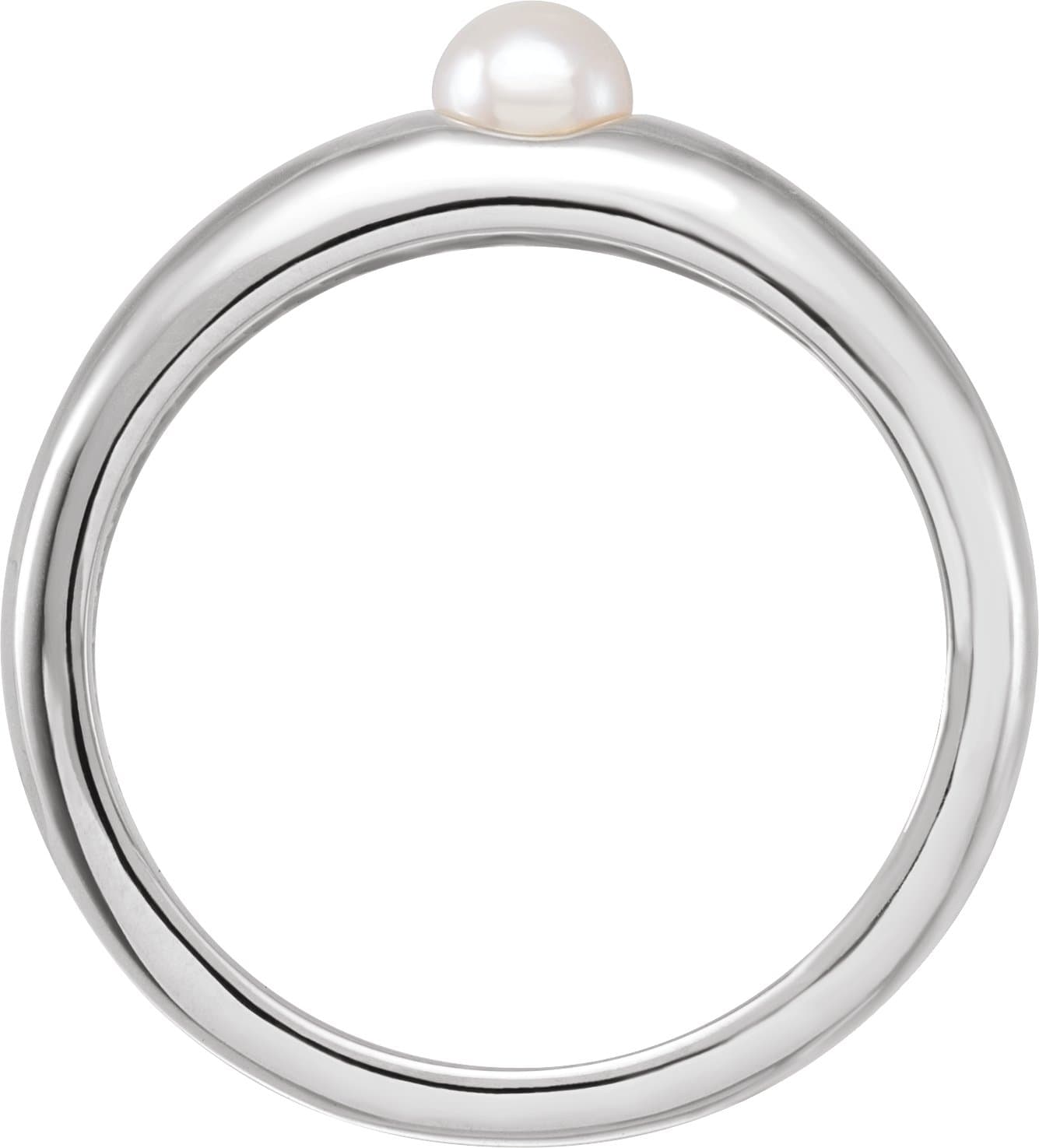 Pearl Dome Ring view 2