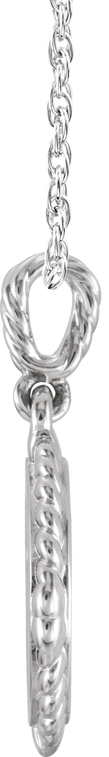 Accented Cross Disc Necklace or Pendant view 2