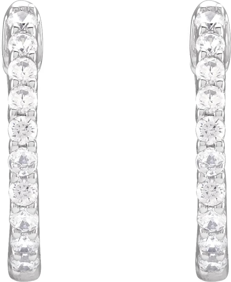 Inside-Outside Hoop Earrings, view 4