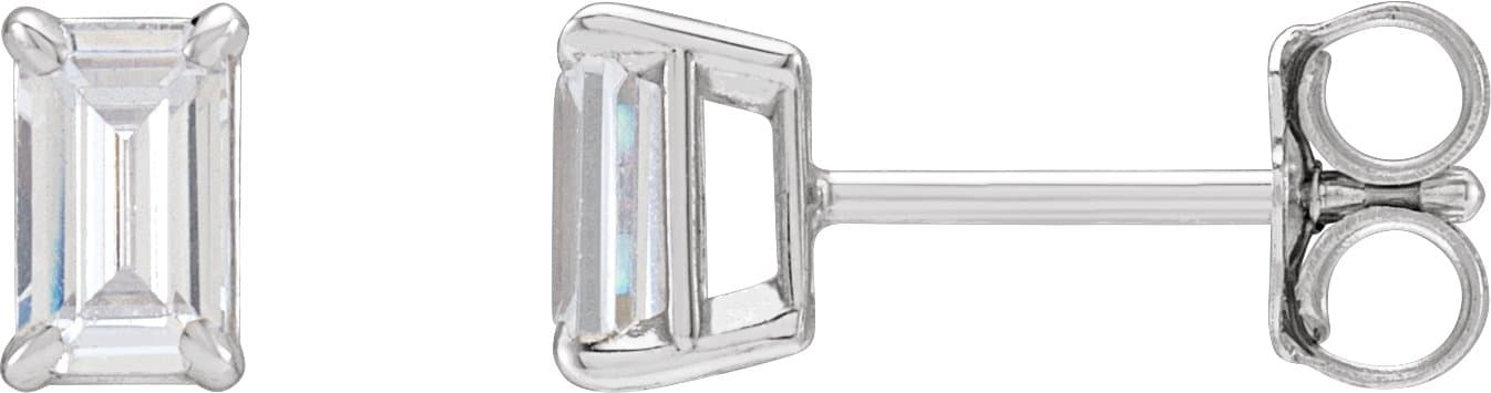 14K Rose 1 1/2 CTW  Lab-Grown Diamond Earrings
