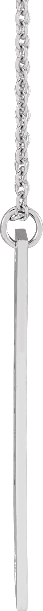 Engravable Bar Necklace or Pendant view 3