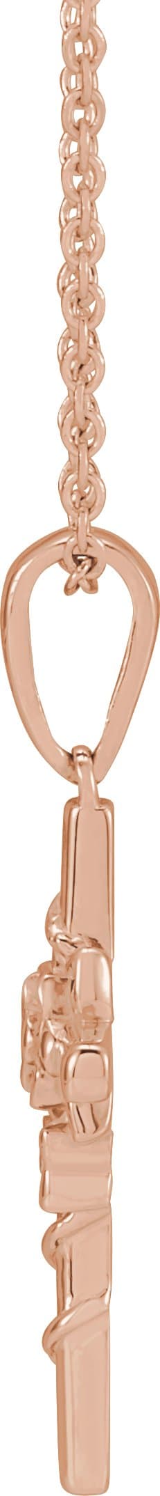 Floral Cross Necklace or Pendant view 2