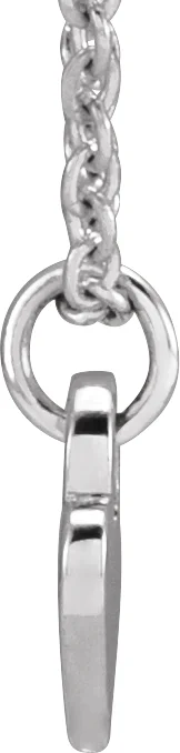 Engravable Heart Necklace, view 3