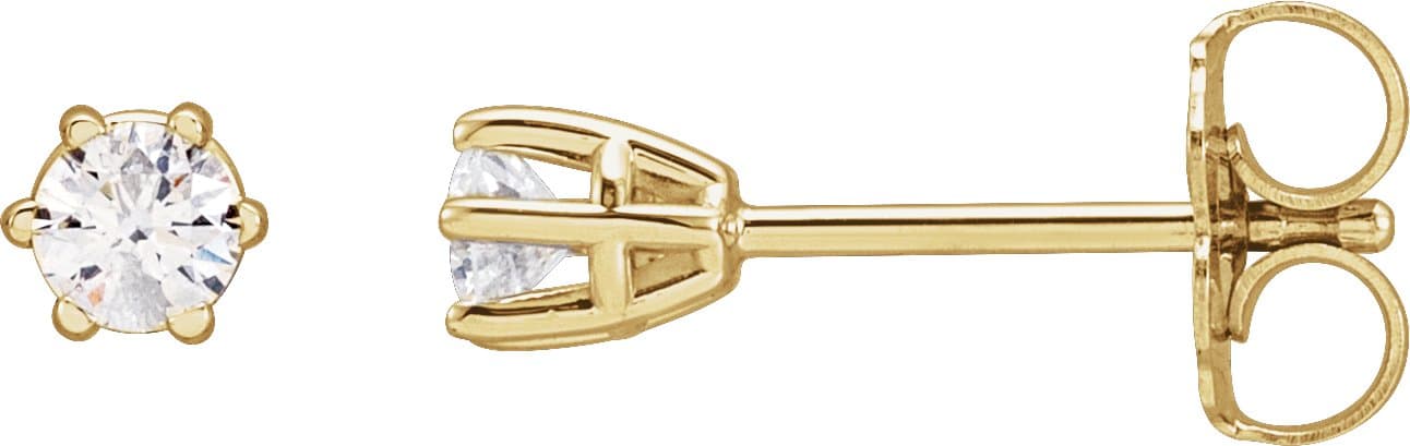 14K Rose 1 1/2 CTW Lab-Grown Diamond Earrings