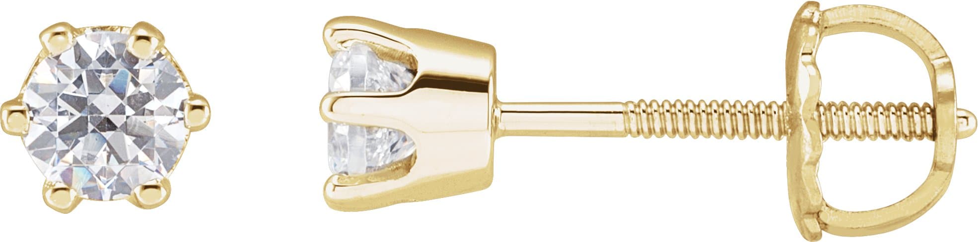 14K White 1 1/2 CTW Natural Diamond Stud Earrings