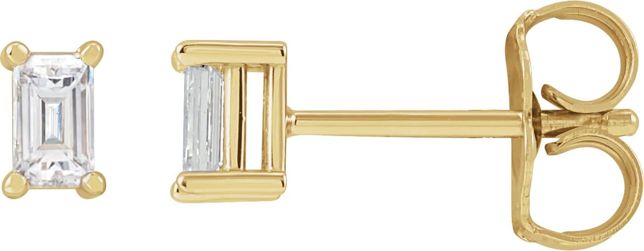 14K Rose .07 CTW Lab-Grown Diamond Stud Earrings