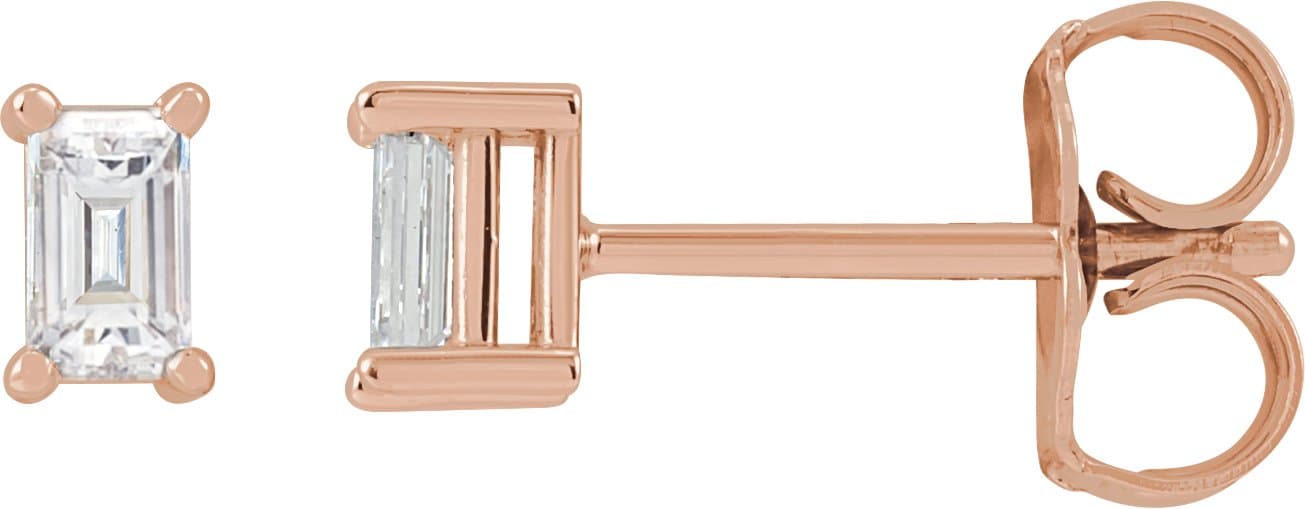 14K Yellow Gold 1/5 CTW Natural Diamond Stud Earrings