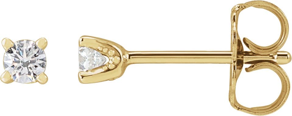14K Rose 1/2 CTW Lab-Grown Diamond Stud Earrings