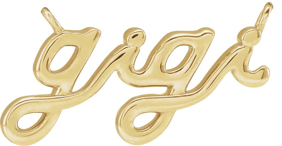 10K Rose Gold 14.88x7.93 mm Gigi Necklace Center