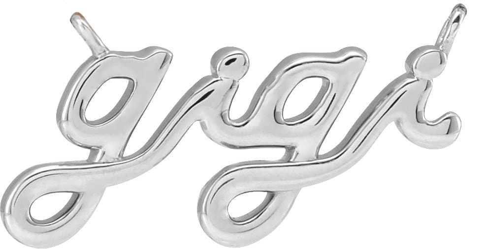 10K Rose Gold 14.88x7.93 mm Gigi Necklace Center