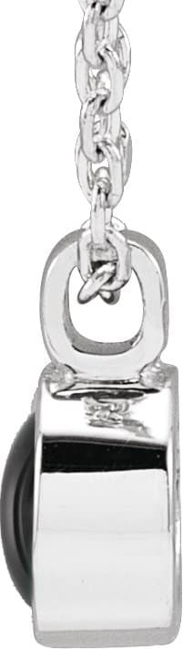 Bezel-Set  Necklace or Pendant view 2