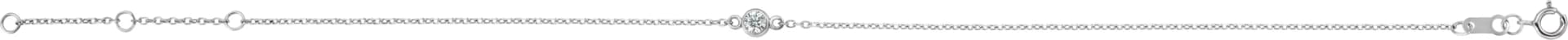 Bezel-Set Link Bracelet, view 3