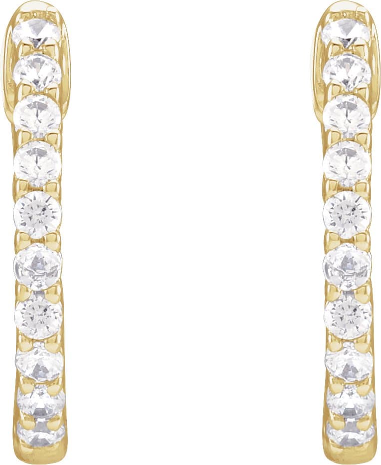 Inside-Outside Hoop Earrings view 3