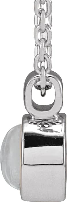 Bezel-Set Necklace, view 3